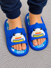 Kids Shark blue Slippers