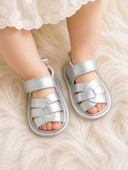 Baby Girls Premium Silver Sandals